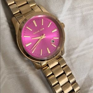Michael Kors Pink Face Watch MK-5801
